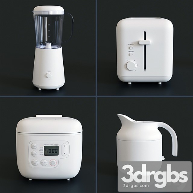 Home appliances muji 2 3dsmax Download - thumbnail 1