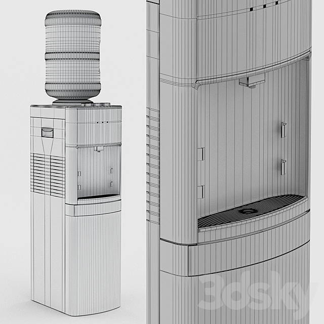 Honeywell water dispenser 3DSMax File - thumbnail 3