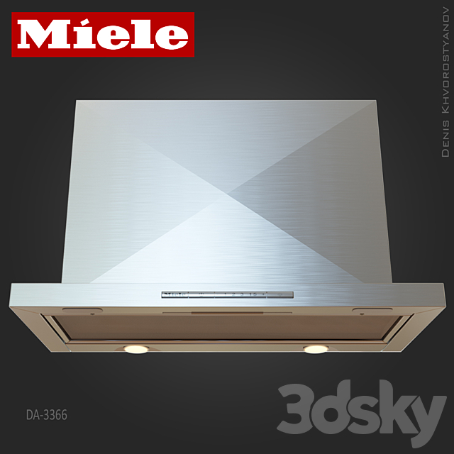 Hood Miele DA3466 3DSMax File - thumbnail 1