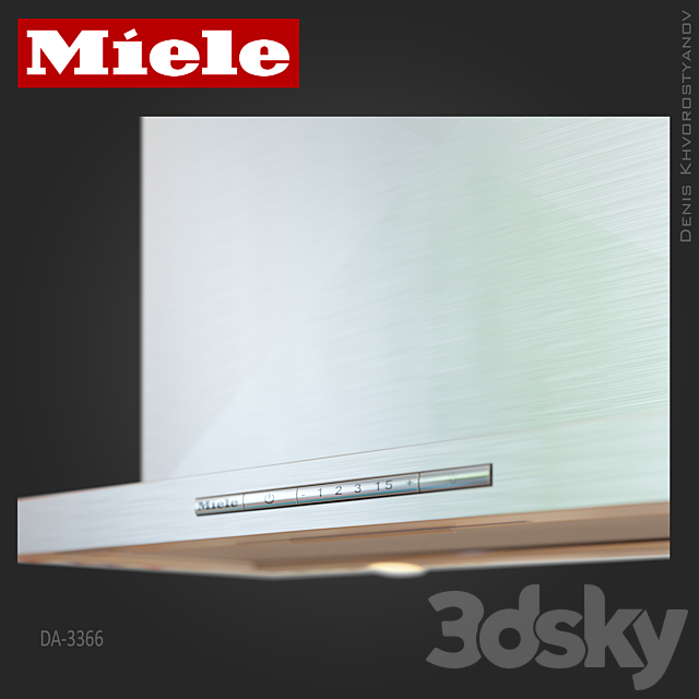 Hood Miele DA3466 3DSMax File - thumbnail 2