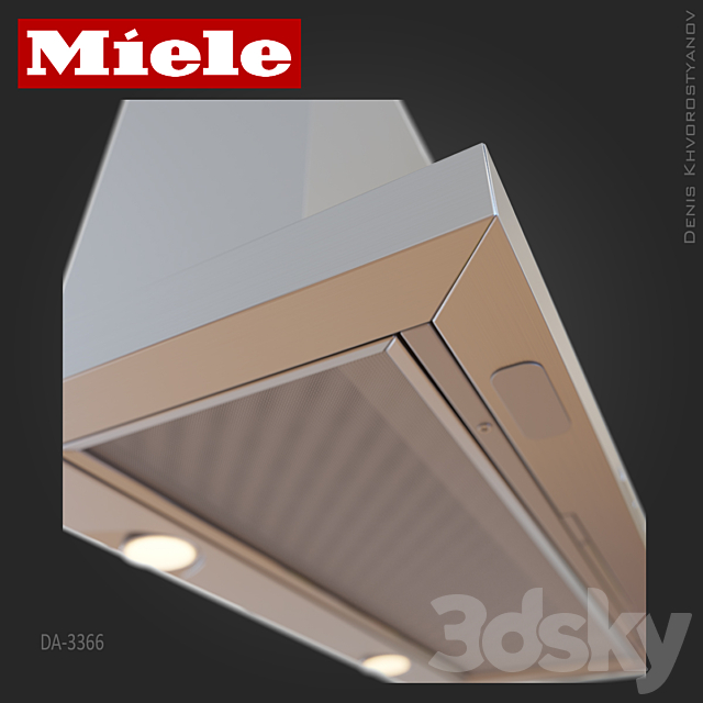 Hood Miele DA3466 3DSMax File - thumbnail 3