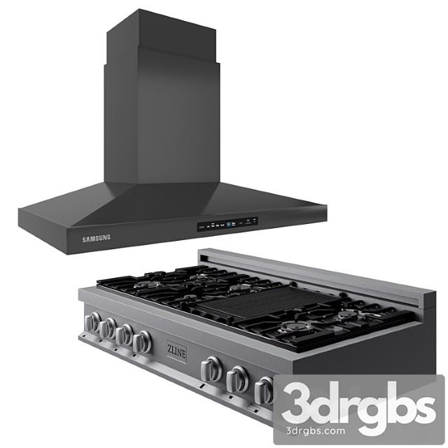 Hood Stove 3dsmax Download - thumbnail 1