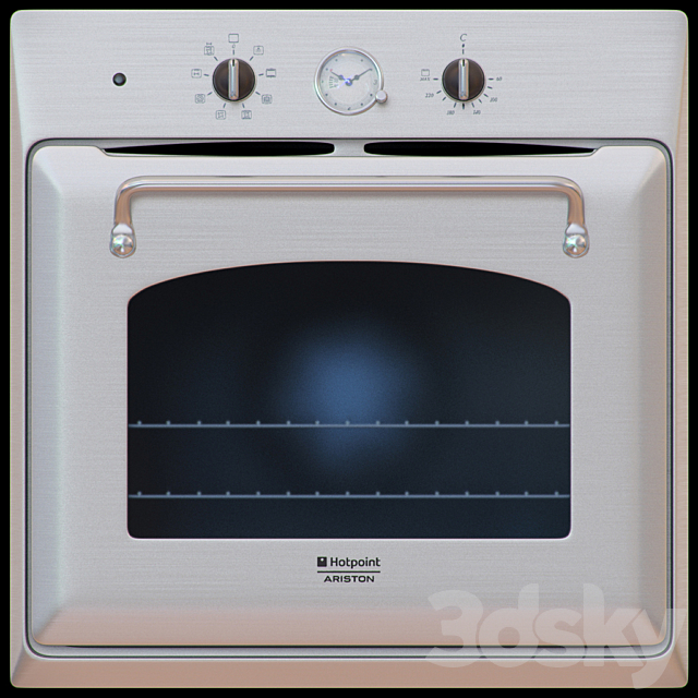 Hotpoint ariston FT 850 1 IX 3ds Max - thumbnail 1