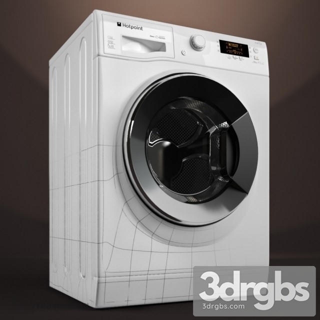 Hotpoint Washing Machine 3dsmax Download - thumbnail 1