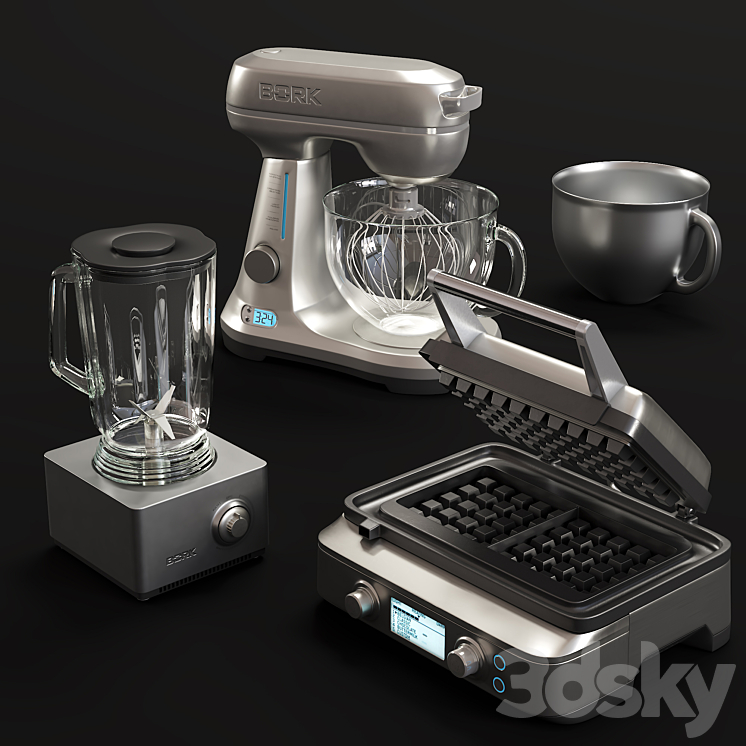 Household appliances BORK 3DS Max - thumbnail 1