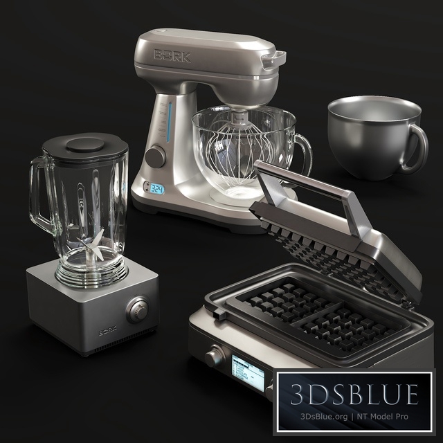 Household appliances BORK 3DS Max - thumbnail 3