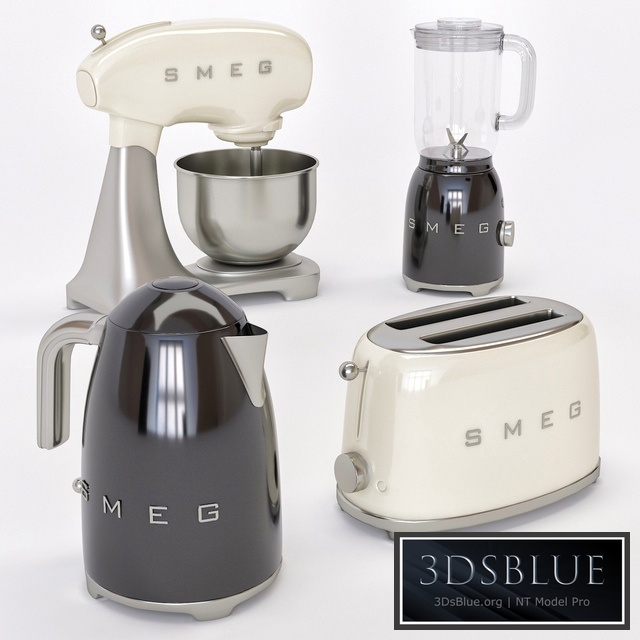 Household appliances SMEG 3DS Max - thumbnail 3