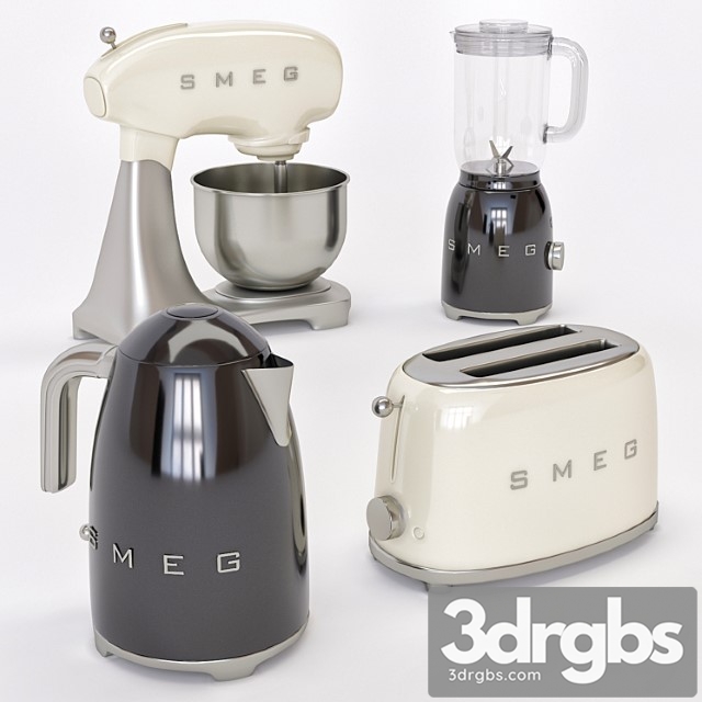 Household Appliances Smeg 3dsmax Download - thumbnail 1