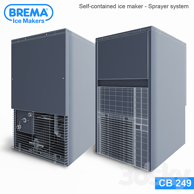 Ice machine Brema – CB 249 3ds Max - thumbnail 3