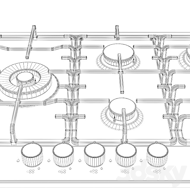 IKEA ELDSLAGA 3ds Max - thumbnail 3