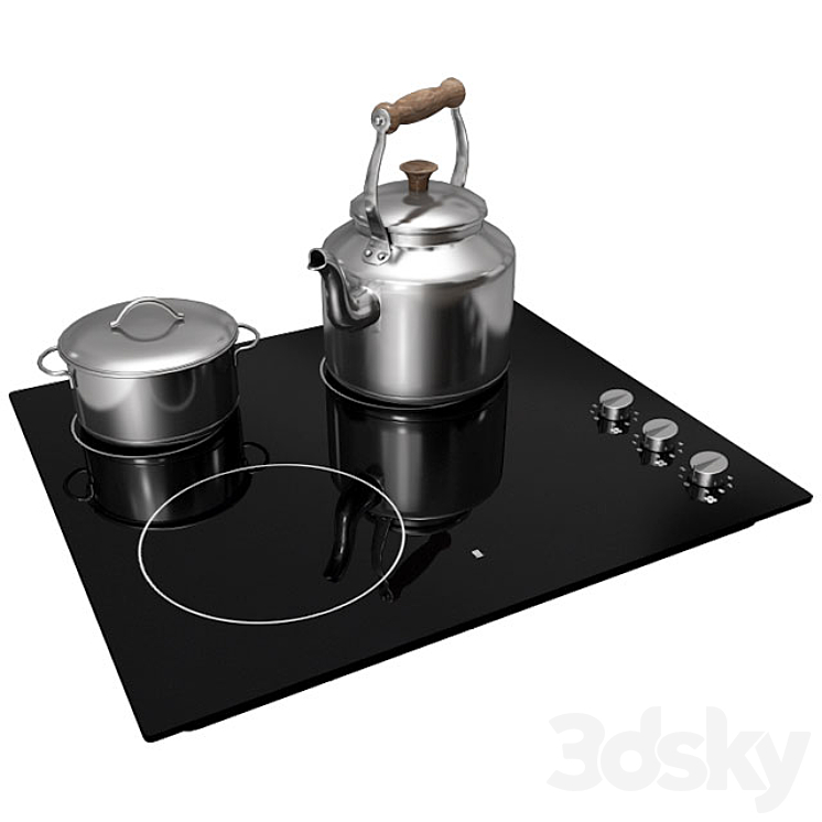 Ikea Lagan Cooking Hob 3DS Max - thumbnail 1