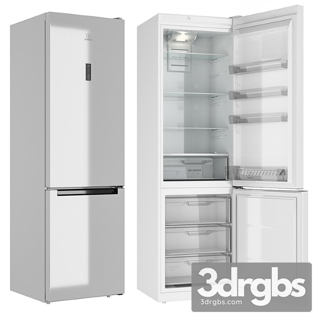 Indesit df 5200 w refrigerator openable 2 3dsmax Download - thumbnail 1