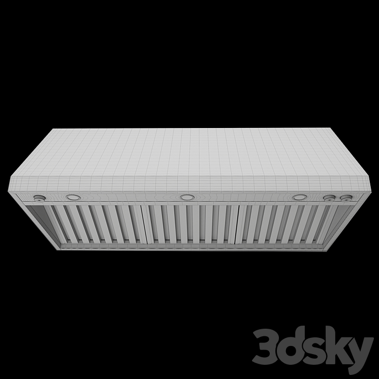 Jenn-Air JXW9048HP professional wall-mounted hood 3DS Max - thumbnail 2