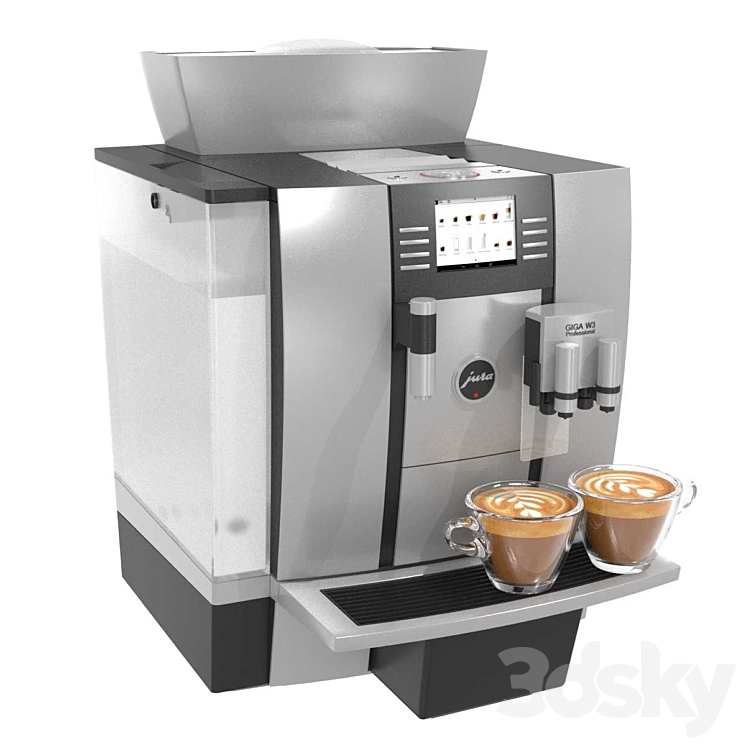 JURA USA Automatic Coffee Machine GIGA W3 Professional 3DS Max Model - thumbnail 1