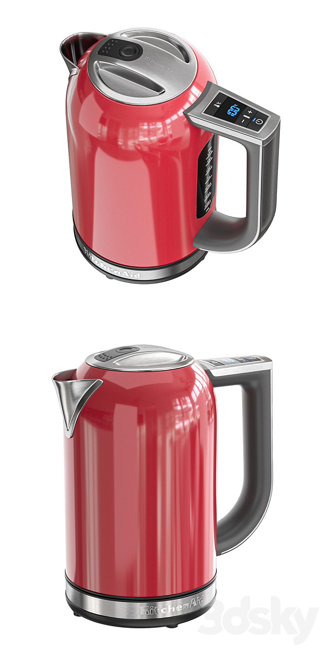 Kettle KitchenAid 5KEK1722 3DS Max Model - thumbnail 4