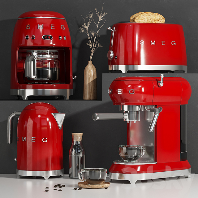 kitchen appliance-smeg 3DSMax File - thumbnail 3