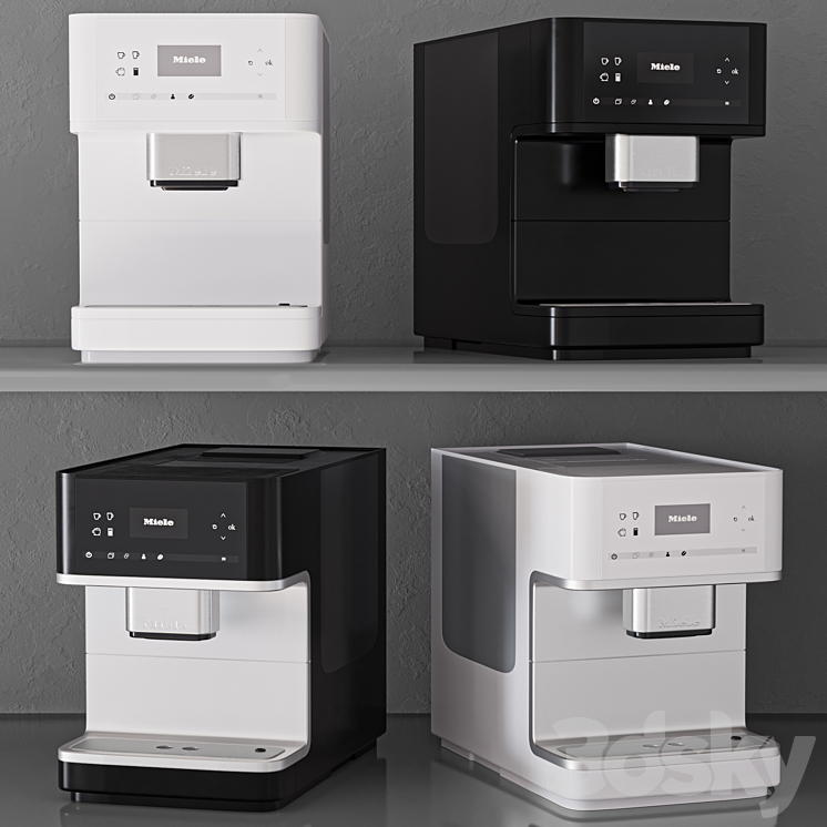 kitchen Appliance001- Coffee Machine-Miele-CM 3DS Max Model - thumbnail 2
