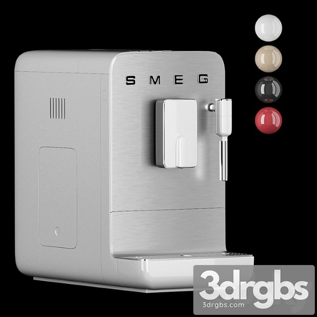 Kitchen Appliance1 Smeg Coffee Machine 3dsmax Download - thumbnail 1