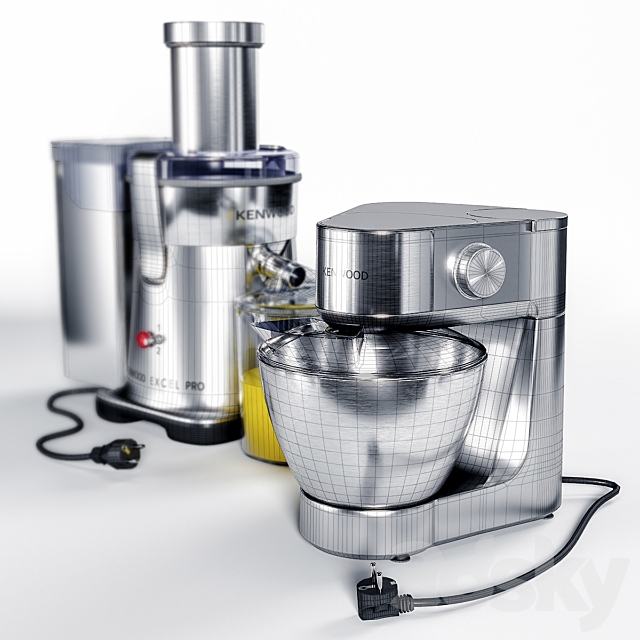 Kitchen appliances 2 3DS Max Model - thumbnail 3