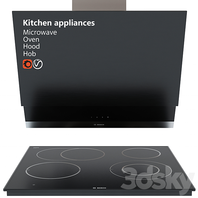 Kitchen Appliances BOSCH 3DSMax File - thumbnail 2