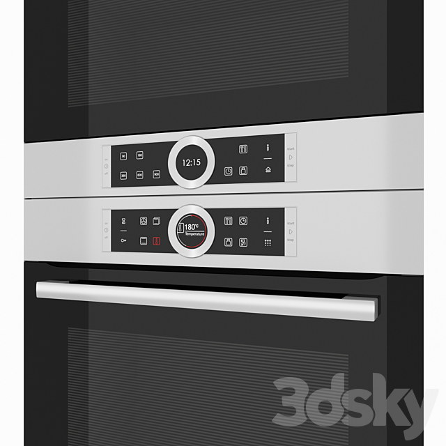 Kitchen appliances Bosch Series 8. Three options 3DSMax File - thumbnail 4