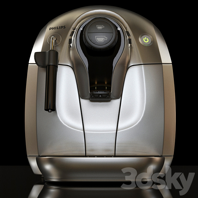 Kitchen appliances. Coffee Machine. ?offee maker Philips HD 8649 3DSMax File - thumbnail 6