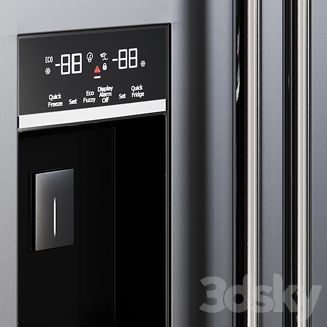 Kitchen Appliances Fridges 3DSMax File - thumbnail 2