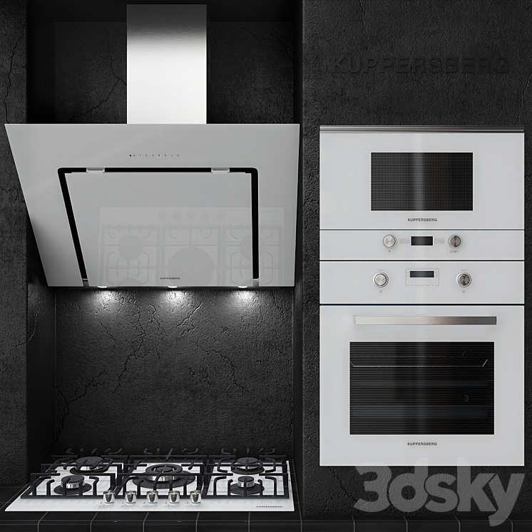 Kitchen appliances Kuppersberg 2 3DS Max - thumbnail 1