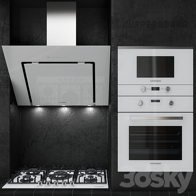 Kitchen appliances Kuppersberg 2 3DSMax File - thumbnail 1