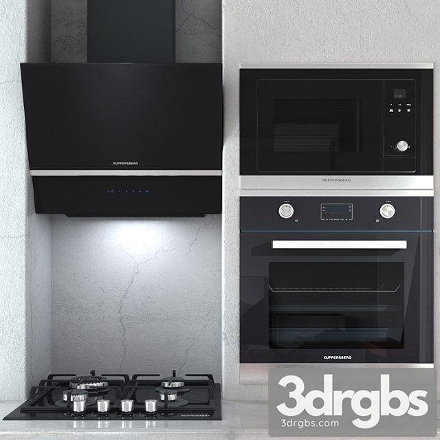 Kitchen Appliances Kuppersberg 3 1 3dsmax Download - thumbnail 1