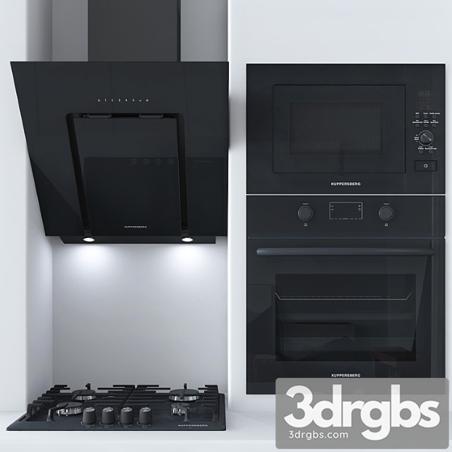 Kitchen appliances kuppersberg 4 2 3dsmax Download - thumbnail 1