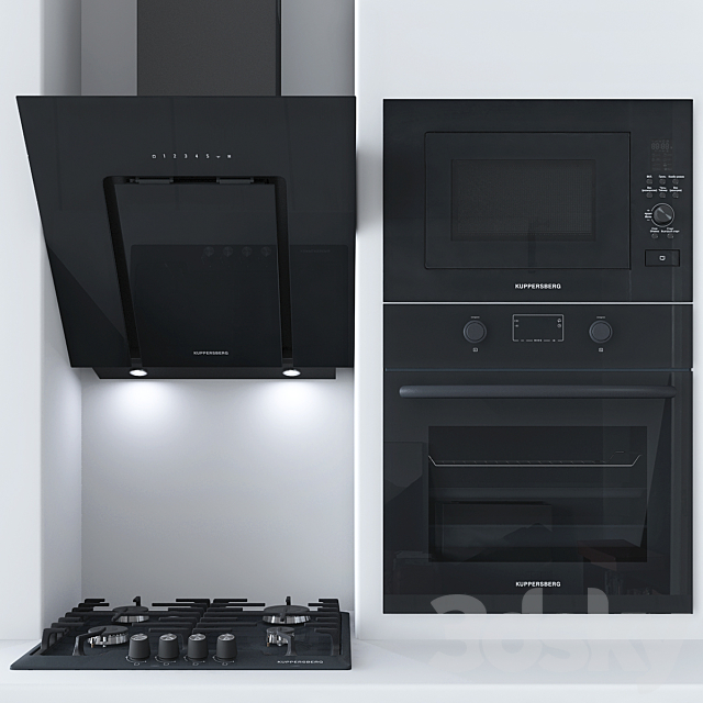 Kitchen appliances Kuppersberg 4 3DSMax File - thumbnail 1