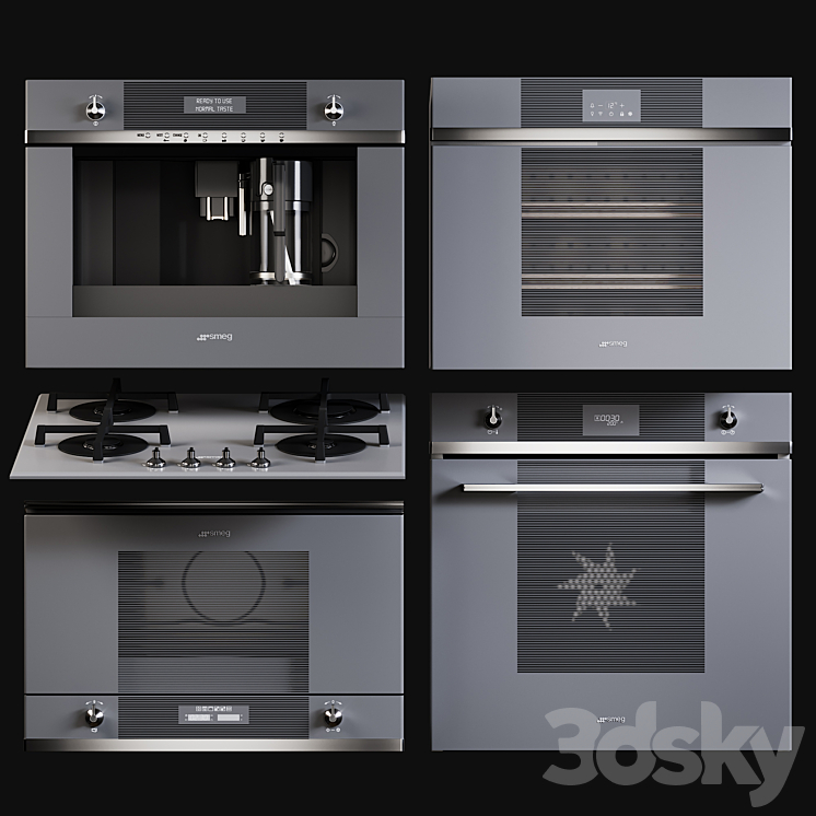 Kitchen Appliances Smeg Linea 3DS Max - thumbnail 1