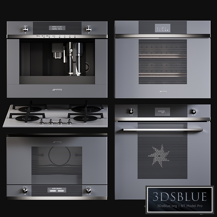 Kitchen Appliances Smeg Linea 3DS Max - thumbnail 3