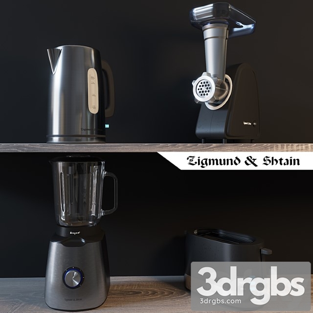 Kitchen appliances zigmund & shtain 2 3dsmax Download - thumbnail 1