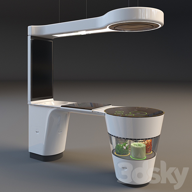 Kitchen facilities Furniture 3DSMax File - thumbnail 1