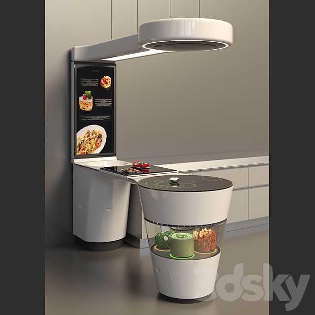 Kitchen facilities Furniture 3DSMax File - thumbnail 3