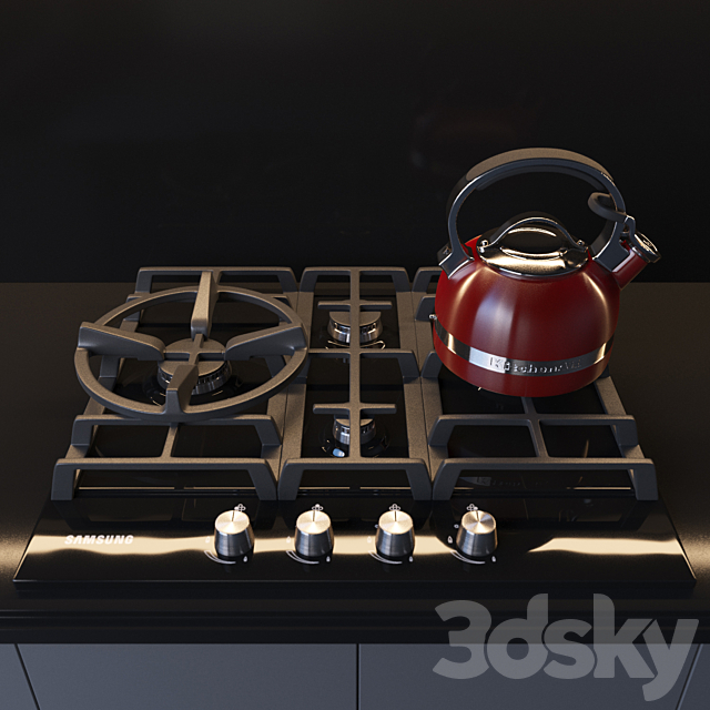 kitchen set 3DSMax File - thumbnail 2
