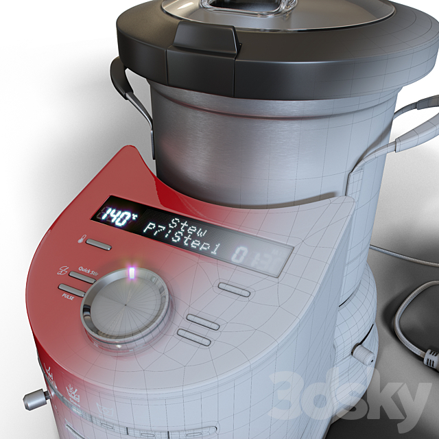 KitchenAid Artisan Kitchen Processor 3ds Max - thumbnail 2