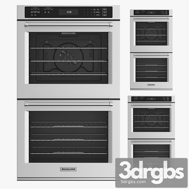 Kitchenaid Double Wall Ovens 3dsmax Download - thumbnail 1