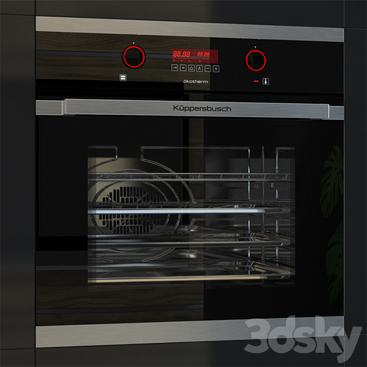 Kuppersbusch EEB 6360 Oven Black 3DS Max - thumbnail 1