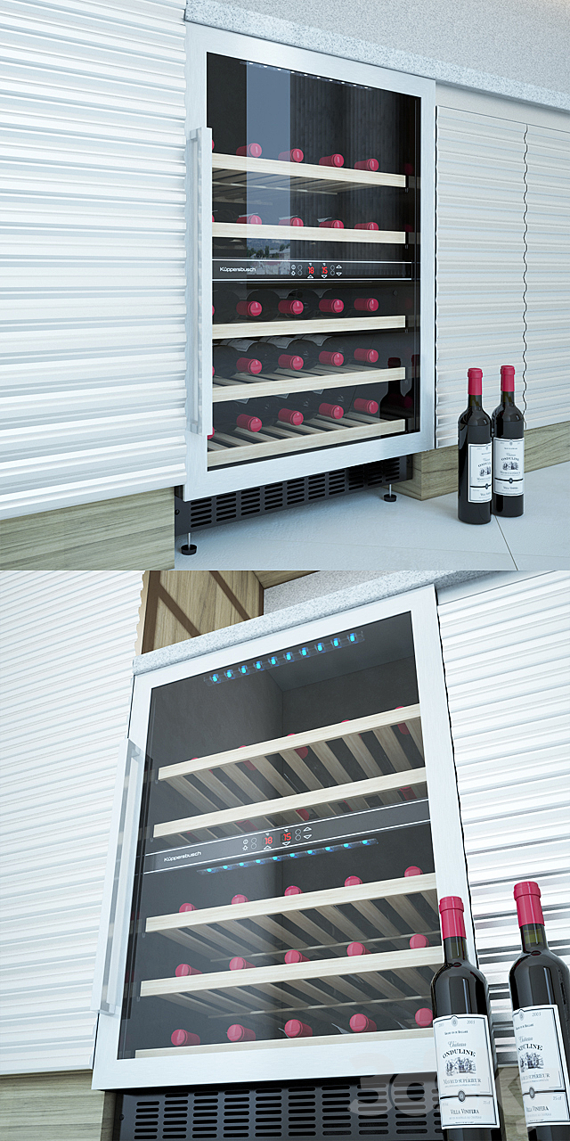 Kuppersbusch UWK 8200-0-2Z Wine Cabinet 3DS Max Model - thumbnail 2