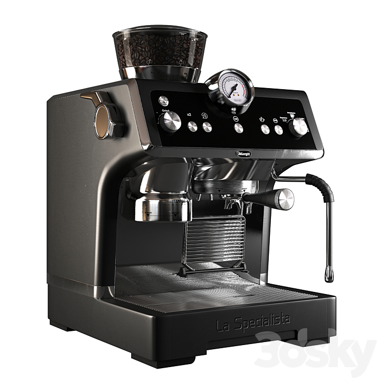 La Specialista Espresso Machine 3DS Max Model - thumbnail 3