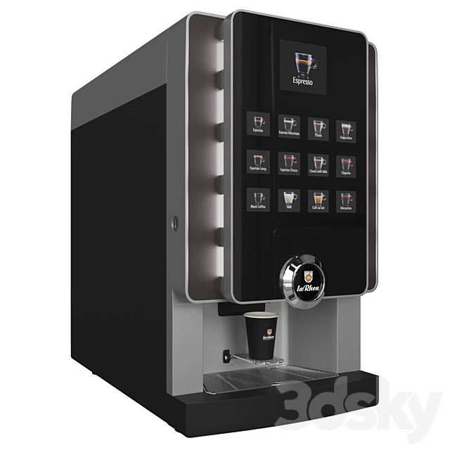 laRhea V+ eC coffee machine 3DSMax File - thumbnail 1