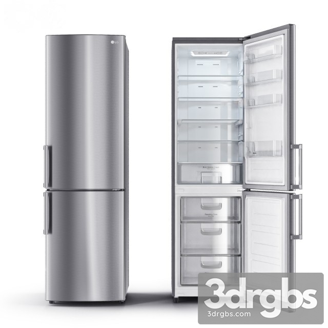 LG Fridge 2 3dsmax Download - thumbnail 1