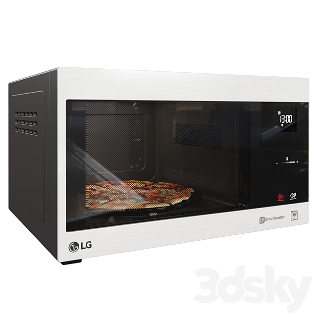 LG MH6595CIS Neo?hef Microwave 3DSMax File - thumbnail 4