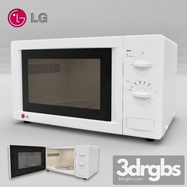 LG Microwave 3dsmax Download - thumbnail 1