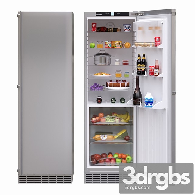 Liebherr rb 1410 fridge 2 3dsmax Download - thumbnail 1