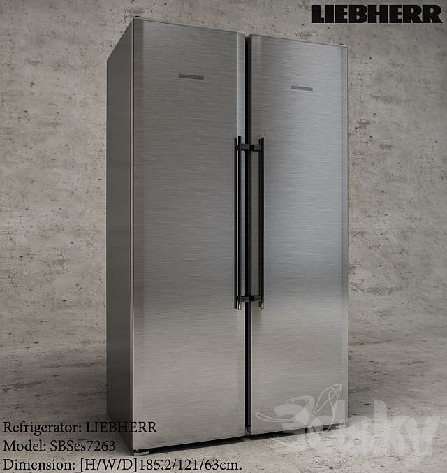 LIEBHERR SBSes7263 3DSMax File - thumbnail 1