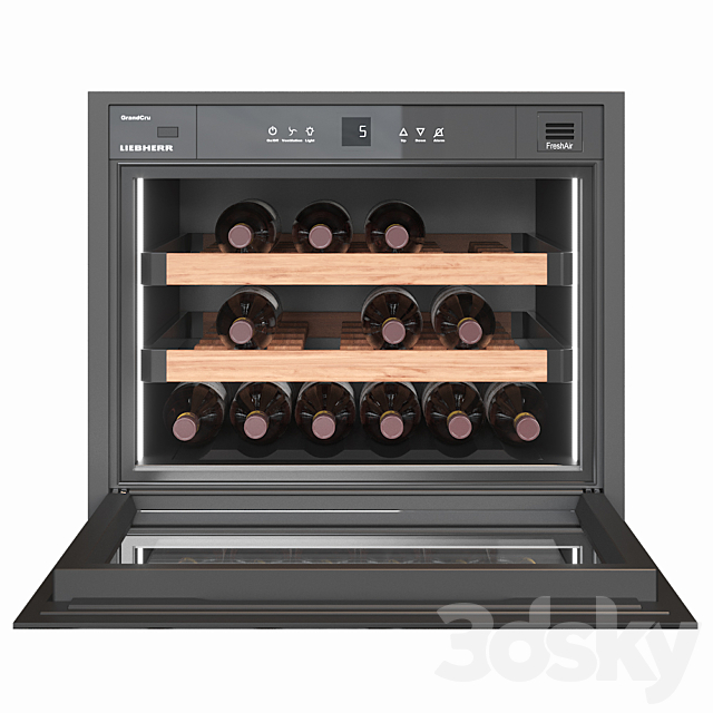 Liebherr Wine cooler HWgb 1803 24 Inch 3DSMax File - thumbnail 1